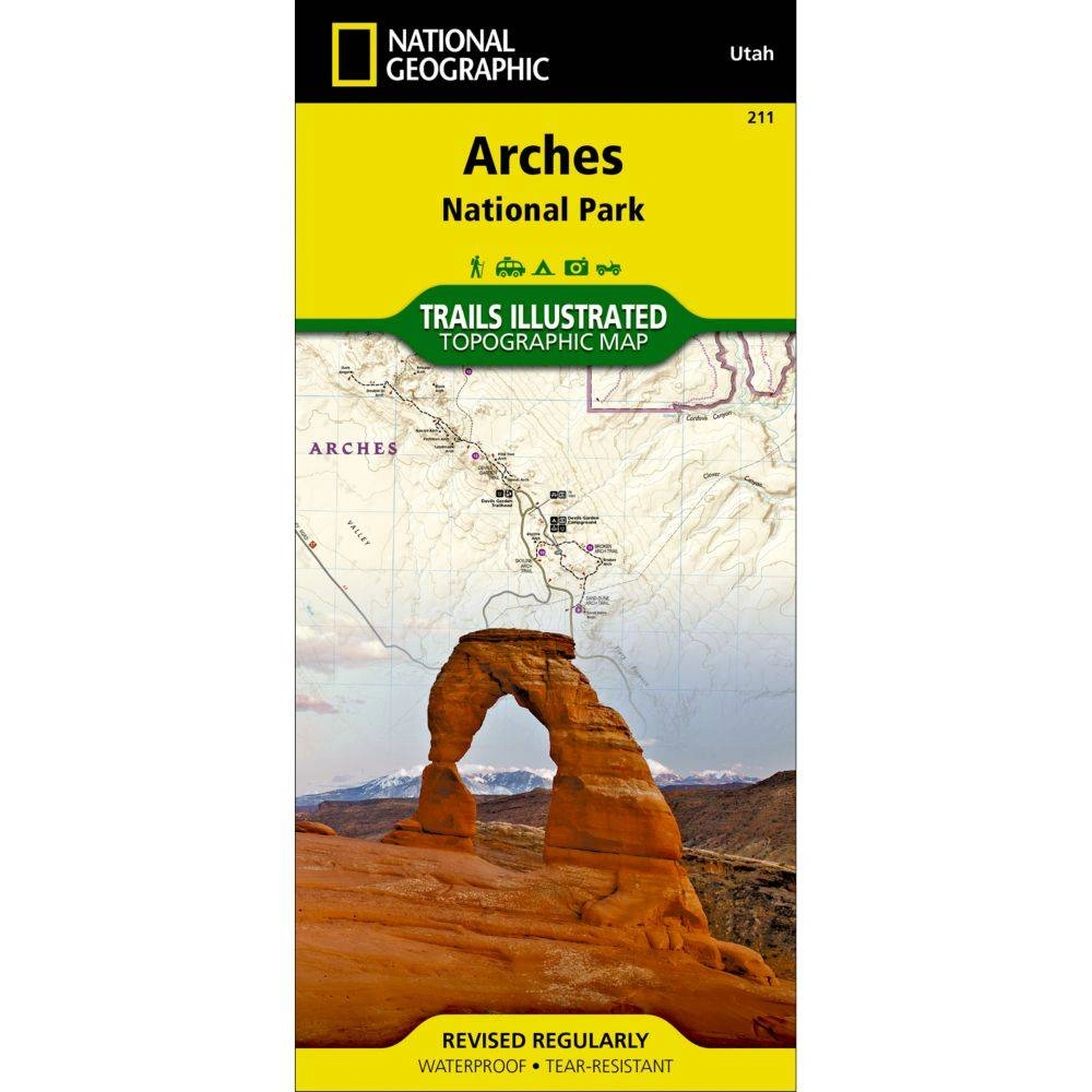 National Geographic Arches: Utahin Luontoa – Upeat Kartat Seikkailijoille!